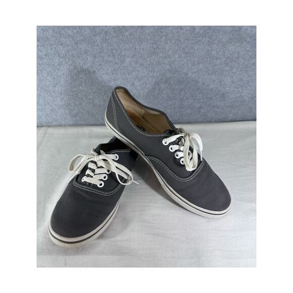 Vans Authentic Lo Pro Sneakers Grey Women’s Sz 8.5 Men’s Sz 7 - Picture 1 of 8